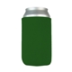 a kelly green slip - on open bottom sleeve koozie
