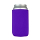 a purple slip - on open bottom sleeve koozie