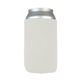 a white slip - on open bottom sleeve koozie