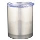aerial view a stainless steel pro 12 oz double wall stainless steel travel cup, image 1 of 2