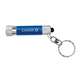 aerial view a royal blue mini 3 led aluminum keychain keylight, image 1 of 3