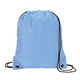 aerial view a light blue drawstring sport pack, image 1 of 2