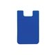 a blue slim silicone smartphone mobile wallet
