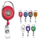 a group of 30 cord retractable carabiner style badge reel badge holder