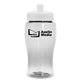 a clear bottle & white lid poly - pure jr. - 18 oz transparent bottle with push pull lid