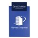 a royal blue board & navy blue clip polystyrene clipboard 5 3/4 x 9 3/4 x 1/8