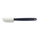 aerial view a black slimline silicone spatula, image 1 of 2