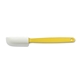 aerial view a saffron yellow slimline silicone spatula, image 1 of 2
