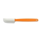 aerial view a paprika orange slimline silicone spatula, image 1 of 2
