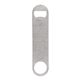 a silver antique pewter stainless steel bottle opener