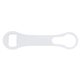 a white dog bone powder coated bottle opener w / pour spout remover