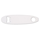 a white hangten surfboard paddle style bottle opener