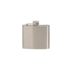 a silver 5 oz stainless steel hip flask w / full wrap 4 color process printing
