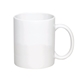 aerial view a white 11 oz white ceramic mug w / full color sublimation, image 1 of 2
