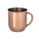 aerial view a copper mosconi copper plated moscow mule mug, image 1 of 2