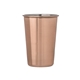 aerial view a copper mcguires copper plated stainless steel pint glass cup, image 1 of 2