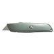a hunter green utility knife w / retractable blade