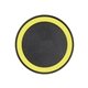 a yellow 10w black qi wireless puck smartphone charging pad
