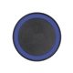 a blue 10w black qi wireless puck smartphone charging pad