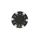 a black 11.5 g professional clay poker chips