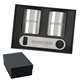 aerial view a black tibeti double whiskey cup speed opener set, image 1 of 2