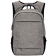 aerial view a gray midtown anti - theft laptop backpack, image 1 of 8