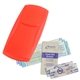 aerial view a orange compact first aid kit for promotions, image 1 of 2