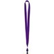 a purple (pms 2597) 5/8 fields super value lanyard
