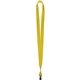 a yellow (pms 108) 5/8 fields super value lanyard