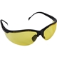 a black frame/amber lens venture ii safety glasses