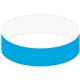 a blue (pms 2995) 3/4 dupont tyvek wristband