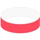 a red (pms 1785) 3/4 dupont tyvek wristband