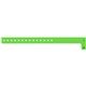 a day glow green (pms 7488) 3/4 vinyl wristband