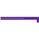 a grape (pms 267) 3/4 vinyl wristband
