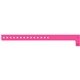 a hot pink (pms 212) 3/4 vinyl wristband