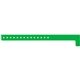 a kelly green (pms 354) 3/4 vinyl wristband
