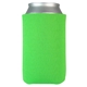 a lime foam scuba can cooler sleeve coolie (made in usa)