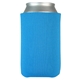 a neon blue foam scuba can cooler sleeve coolie (made in usa)