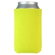 a yellow foam scuba can cooler sleeve coolie (made in usa)