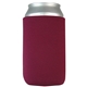 a maroon collapsible neoprene can insulator cooler coolie