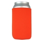 a orange collapsible neoprene can insulator cooler coolie