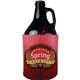 a white scuba coolie growler sleeve with collapsible style bottom