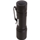 aerial view a black 1aa 3 watt and cob tactical aluminum flashlight, image 1 of 6