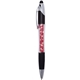 aerial view a translucent red geode illuminated stylus pen, image 1 of 5
