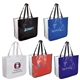 a group of extra large laminated shopping tote bag