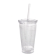 aerial view a clear/white led white string light 16oz led cup, image 1 of 3