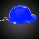 aerial view a blue blue plastic construction hat bottle opener key chains, image 1 of 5