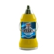 aerial view a yellow compact usb car charger, image 1 of 3