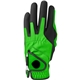aerial view a green zero friction mens golf glove, image 1 of 2