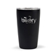 aerial view a black powder miir(r) vacuum insulated tumbler - 12 oz, image 1 of 5